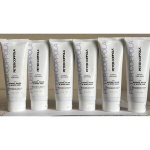 Peter Coppola Blondest Hair Mask, Blonde, Silver & White Hair 4 oz Each Lot Of 6